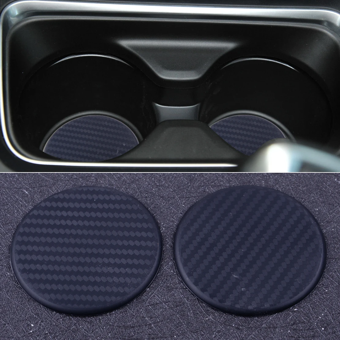 DWCX Black Silicone 2pcs Round 63mm Car Dashboard Water Cup Slot Non-Slip Mat Pad Cushion Protective Accessories Car Interior
DWCX Black Silicone 2pcs Round 63mm Car Dashboard Water Cup Slot Non-Slip Mat Pad Cushion Protective Accessories Car Interior