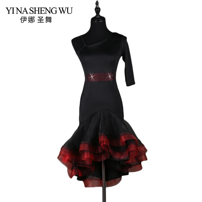 Shoulder Single-sleeved Latin Dance Show Competition Clothing High-grade Sling Flash Diamond Dress Adult Female New Latin Dress
Shoulder Single-sleeved Latin Dance Show Competition Clothing High-grade Sling Flash Diamond Dress Adult Female New Latin Dress
