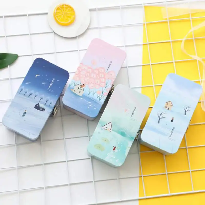 Double-Layer Tinplate Stationery Box With Lock Pencil Storage Box Desktop Finishing Storage Box
Double-Layer Tinplate Stationery Box With Lock Pencil Storage Box Desktop Finishing Storage Box