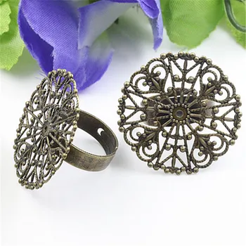 SEA MEW 20 PCS 7 Colors 31mm Flowers Rings Base Settings Copper Flowers Ring Blank Adjustable For Women Jewelry Making
SEA MEW 20 PCS 7 Colors 31mm Flowers Rings Base Settings Copper Flowers Ring Blank Adjustable For Women Jewelry Making