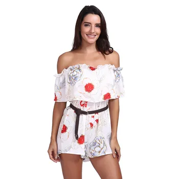2019 Spring Modern Lady Sexy Printing Tops Belted Off Shoulder Overall Trim Nice Sweet Female Sweet Princess Body For Women
2019 Spring Modern Lady Sexy Printing Tops Belted Off Shoulder Overall Trim Nice Sweet Female Sweet Princess Body For Women