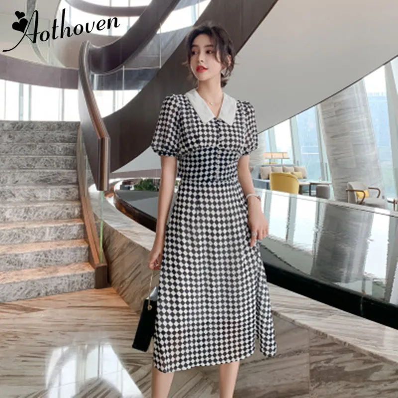 2 Piece Set Women Chiffon Classy Plaid Suit Summer Short Sleeve Peter Pan Collar Blouse Tops and Midi Skirt Crop Top And Skirts
2 Piece Set Women Chiffon Classy Plaid Suit Summer Short Sleeve Peter Pan Collar Blouse Tops and Midi Skirt Crop Top And Skirts