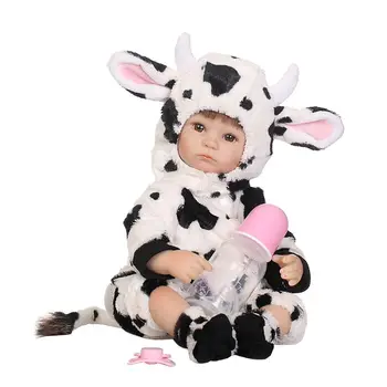 40cm Silicon Vinyl Dolls Cow Clothes Newborn Lifelike Baby Gifts Early Childhood
40cm Silicon Vinyl Dolls Cow Clothes Newborn Lifelike Baby Gifts Early Childhood