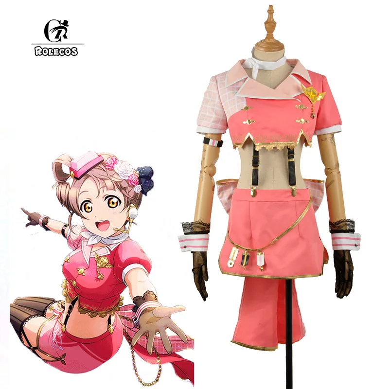 ROLECOS Anime Love Live Kotori Minami Cosplay Costume Lovely Dress Sky Awakening Card Cosplay Dress Women Pink Uniform Full Set
ROLECOS Anime Love Live Kotori Minami Cosplay Costume Lovely Dress Sky Awakening Card Cosplay Dress Women Pink Uniform Full Set