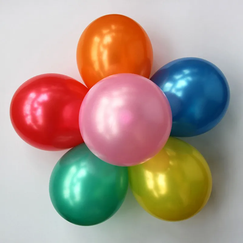 100pcs Multicolor Pearlized Latex Balloons Solid Color 10inch Pearl Latex Balloons Wedding Party Decorations1.5g Globes Supplies
100pcs Multicolor Pearlized Latex Balloons Solid Color 10inch Pearl Latex Balloons Wedding Party Decorations1.5g Globes Supplies