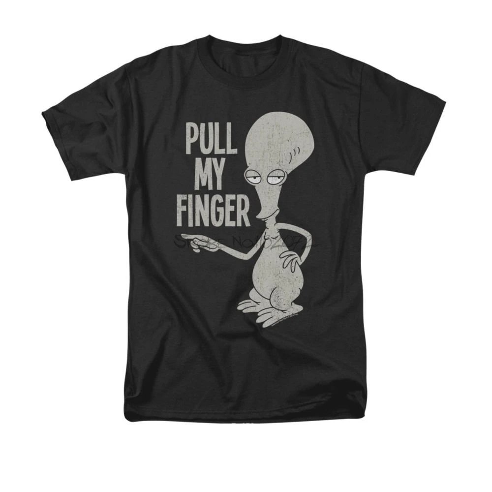 American Dad Roger Pull My Finger Licensed Adult Shirt men black tshirt summer fashion male tee-shirt cotton tops sbz5384
American Dad Roger Pull My Finger Licensed Adult Shirt men black tshirt summer fashion male tee-shirt cotton tops sbz5384