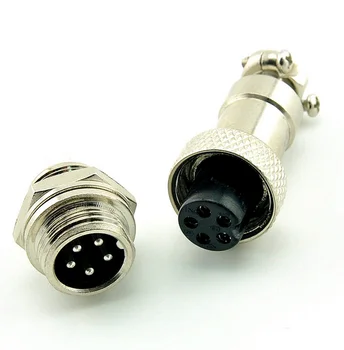 Free Shipping 10pair Male & Female Diameter 12mm Wire Panel Connector GX12 5P GX12-5 M12 circular connector Socket Plug
Free Shipping 10pair Male & Female Diameter 12mm Wire Panel Connector GX12 5P GX12-5 M12 circular connector Socket Plug