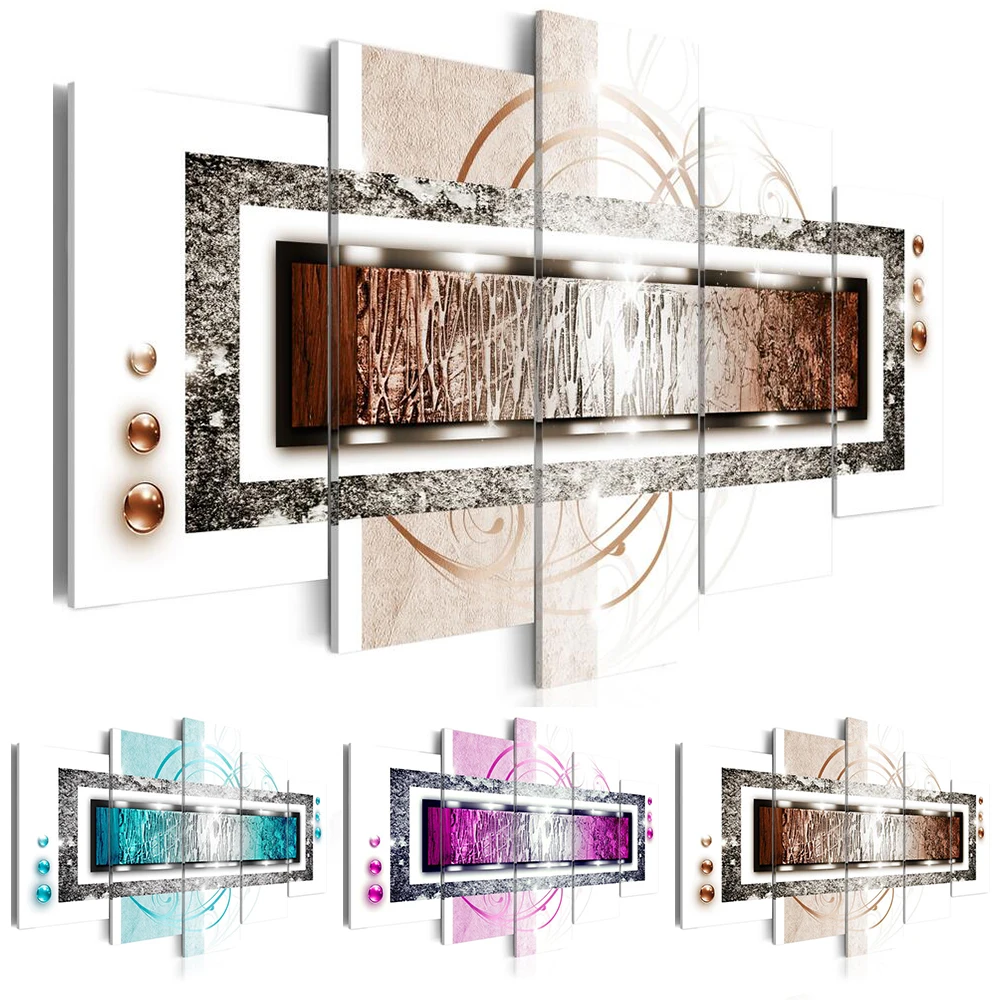 5PCS/Set Wall Art Canvas Painting Blue Purple Brown Abstract Textures Modern Home Decoration,Choose Color And Size(No Frame)
5PCS/Set Wall Art Canvas Painting Blue Purple Brown Abstract Textures Modern Home Decoration,Choose Color And Size(No Frame)