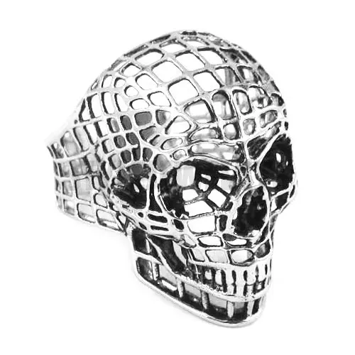 Silver, Gold Hollow Out Skull Biker Ring Stainless Steel Jewelry Spider Web Spiderman Motor Biker Men Ring Wholesale SWR0328
Silver, Gold Hollow Out Skull Biker Ring Stainless Steel Jewelry Spider Web Spiderman Motor Biker Men Ring Wholesale SWR0328