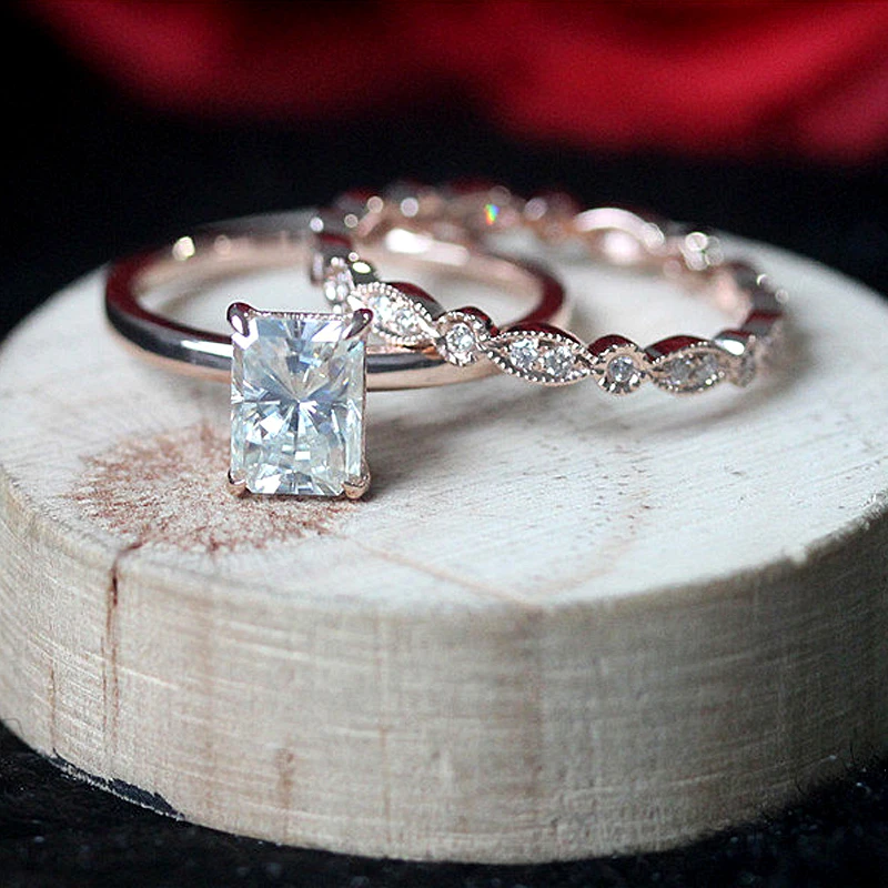 Bague moissanite prix Clearance