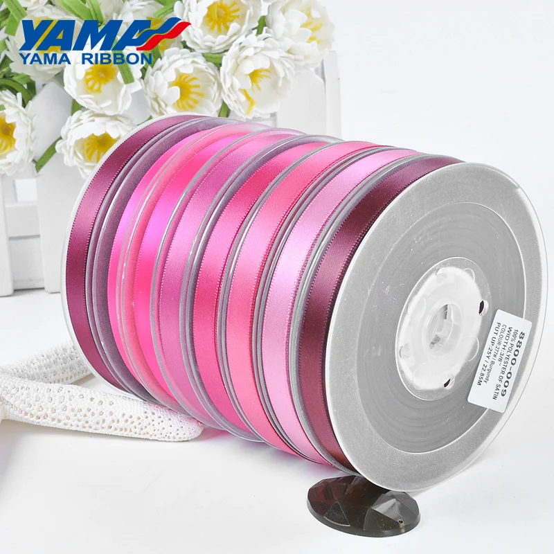 YAMA 6 9 13 16 19 22 mm 100yards Single Face Satin Ribbon Red for Party Wedding Decoration Handmade Rose Flowers Ribbons Gift
YAMA 6 9 13 16 19 22 mm 100yards Single Face Satin Ribbon Red for Party Wedding Decoration Handmade Rose Flowers Ribbons Gift