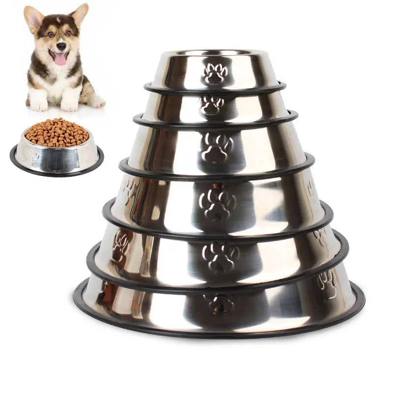 Anti-Skid Cat Puppy Dog Pet Bowl Non Slip Stainless Steel Bowls Dish Travel Water Plate Food Feed
Anti-Skid Cat Puppy Dog Pet Bowl Non Slip Stainless Steel Bowls Dish Travel Water Plate Food Feed