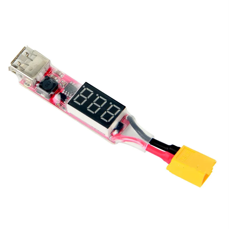 2S to 6S Lipo Battery to Power Bank Adaptor XT60 Plug to USB 5V 2A Charger Converter for Phone PC
2S to 6S Lipo Battery to Power Bank Adaptor XT60 Plug to USB 5V 2A Charger Converter for Phone PC