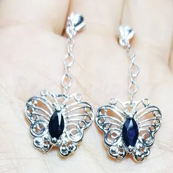 Natural real sapphire butterfly drop earring Free shipping 925 sterling silver 0.75ct*2pcs gemstone C912111
Natural real sapphire butterfly drop earring Free shipping 925 sterling silver 0.75ct*2pcs gemstone C912111