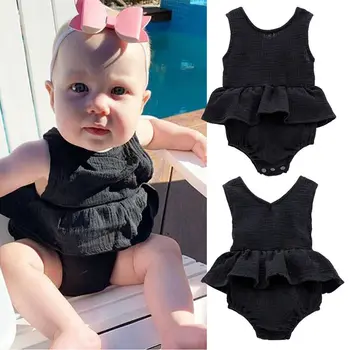 Newborn Baby Summer Bodysuits Clothes Fashion Solid Sleeveless Little Girls Ruffle Jumpsuit Sunsuit Toddler Infant Clothing
Newborn Baby Summer Bodysuits Clothes Fashion Solid Sleeveless Little Girls Ruffle Jumpsuit Sunsuit Toddler Infant Clothing