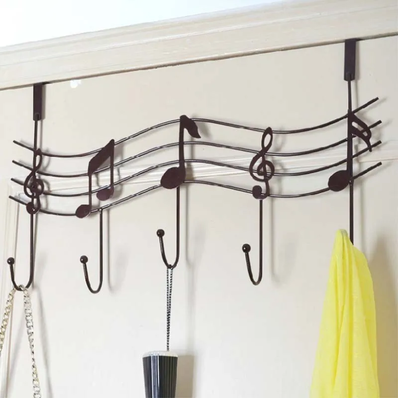 Hoomall Metal 5 Hooks Door Hanger Hook Iron Vintage Music Note Storage Racks Hooks Coat Hat Bag Organizer Key Holder Wall Decor
Hoomall Metal 5 Hooks Door Hanger Hook Iron Vintage Music Note Storage Racks Hooks Coat Hat Bag Organizer Key Holder Wall Decor