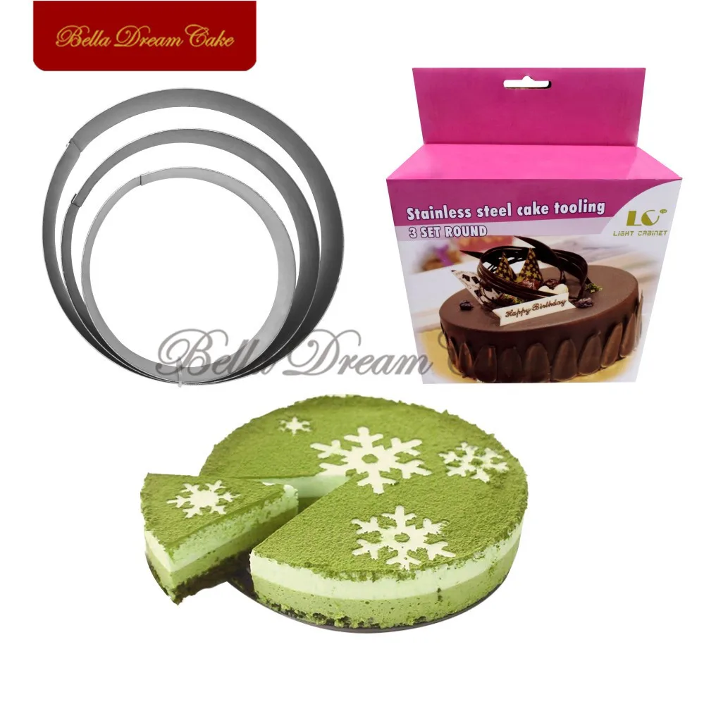Retractable Stainless Steel Mousse Ring Adjustable Cake Cutter Round Shape Bread Cake slicer Layered Cake Circle Cutter Tools
Retractable Stainless Steel Mousse Ring Adjustable Cake Cutter Round Shape Bread Cake slicer Layered Cake Circle Cutter Tools