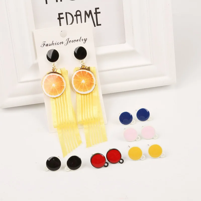 10pcs/lot 8 colors Enamel Stud Earrings Findings for DIY Jewelrry Earrings Accessories Making
10pcs/lot 8 colors Enamel Stud Earrings Findings for DIY Jewelrry Earrings Accessories Making