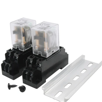 2pcs HH52P DC 24V Coil 8 Pin 5A DPDT LED Indicator Electromagnetic Power Relay+Base+DIN Rail Slotted Aluminum
2pcs HH52P DC 24V Coil 8 Pin 5A DPDT LED Indicator Electromagnetic Power Relay+Base+DIN Rail Slotted Aluminum