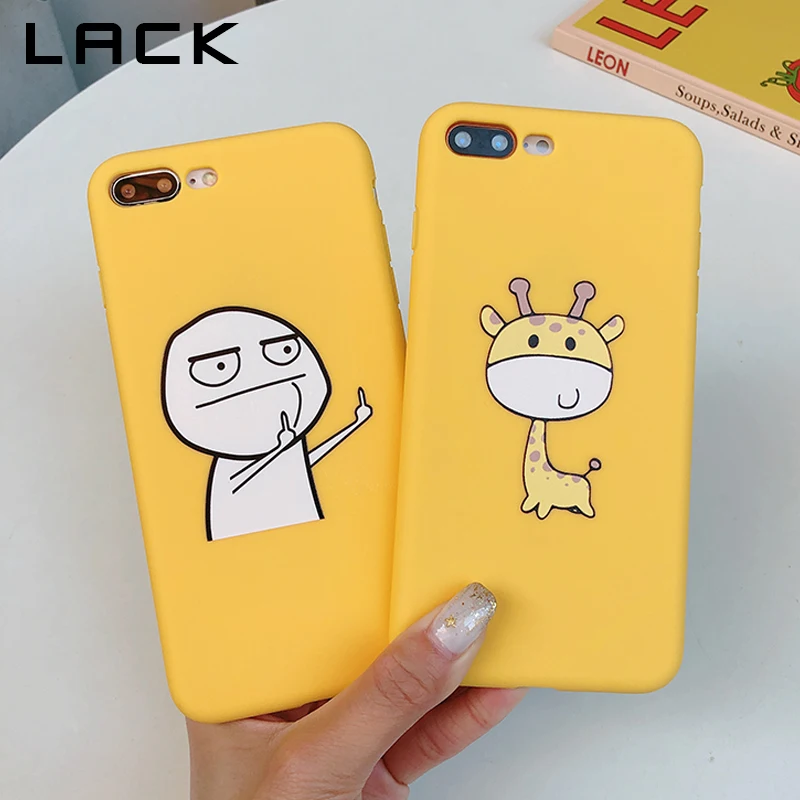 LACK Cartoon Giraffe Phone Case For Apple iphone X XS Max XR 6S 6 7 8 Plus Cute Lazzy Cat Middle Finger Cover Soft TPU Cases
LACK Cartoon Giraffe Phone Case For Apple iphone X XS Max XR 6S 6 7 8 Plus Cute Lazzy Cat Middle Finger Cover Soft TPU Cases