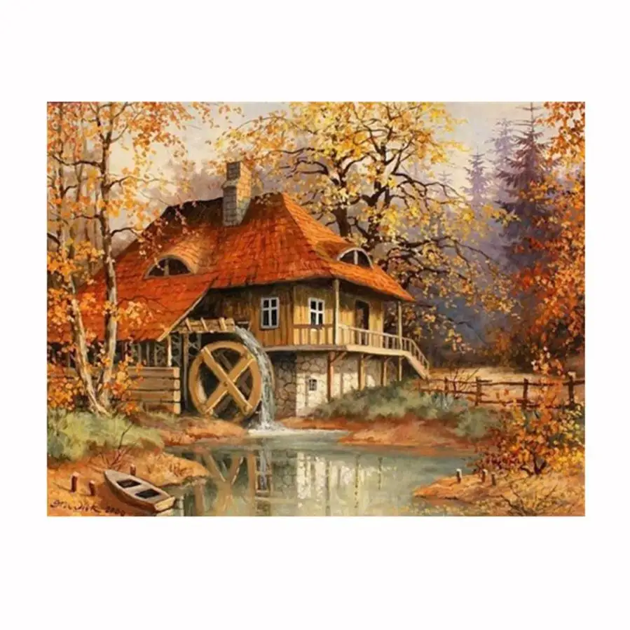 5D Embroidery Paintings Rhinestone Pasted DIY Diamond painting Cross Stitch L511 | Дом и сад