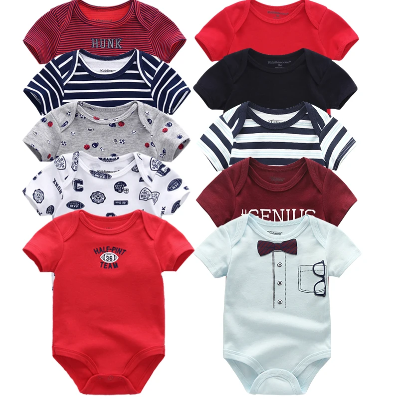 5pcs Baby rompers Super Cotton Infant Body Short Sleeve Clothing newborn Jumpsuit Printed Baby Boy Girl clothes Red&Black
5pcs Baby rompers Super Cotton Infant Body Short Sleeve Clothing newborn Jumpsuit Printed Baby Boy Girl clothes Red&Black