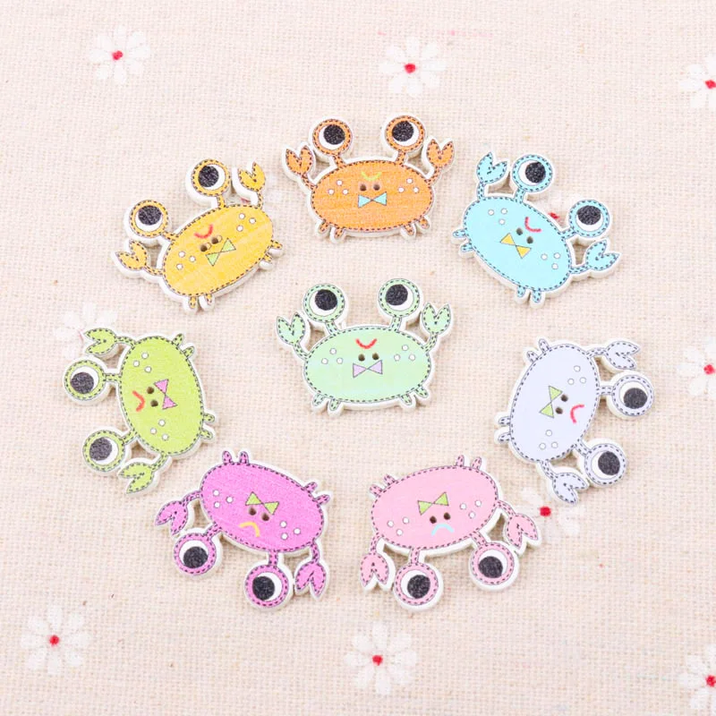 Mix Colours Crab Pattern Wooden Buttons 2 Holes Handmade Sewing Scrapbooking Crafts Decoration DIY 21x28mm 20pcs T1586-FD
Mix Colours Crab Pattern Wooden Buttons 2 Holes Handmade Sewing Scrapbooking Crafts Decoration DIY 21x28mm 20pcs T1586-FD