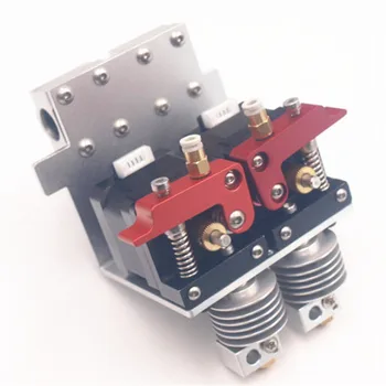 Funssor 1.75 mm 3D printer metal MK10 dual extruder carriage full kit dual direct extruder for Reprap Mendel Prusa i3
Funssor 1.75 mm 3D printer metal MK10 dual extruder carriage full kit dual direct extruder for Reprap Mendel Prusa i3