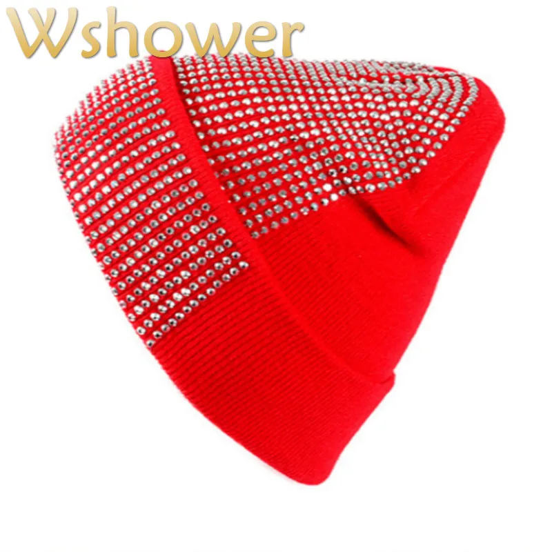 Fashion Rhinestone Skullies Beanie For Women Girl Solid Bling Winter Knitted Hat Cap Casual Fall Hip Hop Beanie Gorras
Fashion Rhinestone Skullies Beanie For Women Girl Solid Bling Winter Knitted Hat Cap Casual Fall Hip Hop Beanie Gorras