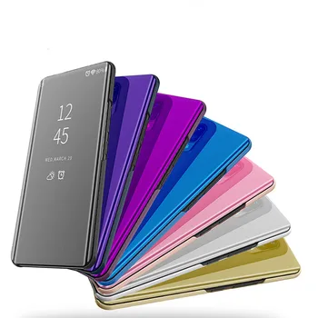50pcs/lot Luxury mirror phone shell for Samsung S10 S8 smart sleep S9PLUS flip cover9/8 bracket protection leather case
50pcs/lot Luxury mirror phone shell for Samsung S10 S8 smart sleep S9PLUS flip cover9/8 bracket protection leather case