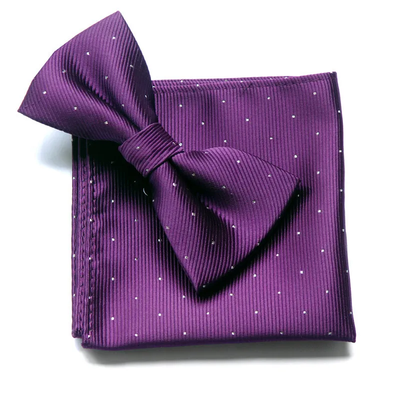 Free shipping High Quality Men's Purple Formal Bowtie Hanky Set Gentleman Cravat Pocket Square Handkerchief WIth Dots
Free shipping High Quality Men's Purple Formal Bowtie Hanky Set Gentleman Cravat Pocket Square Handkerchief WIth Dots