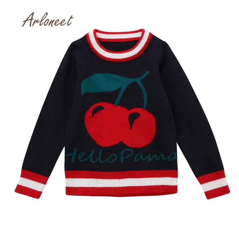 2017 fashion Toddler baby girl clothes Kid Baby Cherry Sweater Knit Pullovers Warm Coat Outerwear Clothes Drop shipping NOV1
2017 fashion Toddler baby girl clothes Kid Baby Cherry Sweater Knit Pullovers Warm Coat Outerwear Clothes Drop shipping NOV1