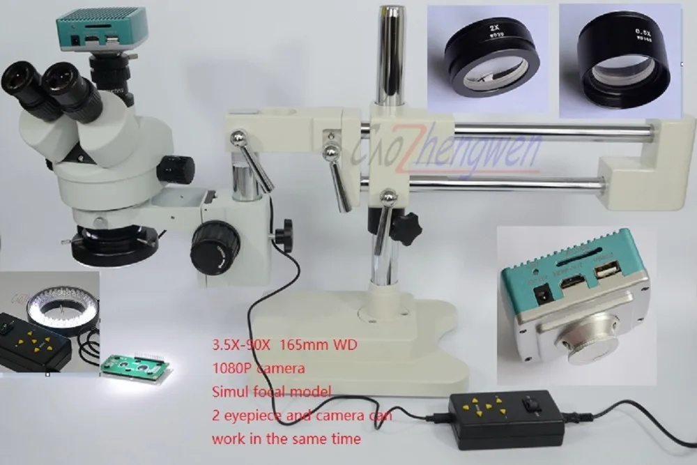 Тринокулярный микроскоп FYSCOPE 3.5X-90X с двойной стрелой, Стерео Зум, мультифокальный микроскоп + 1080P, 30 кадров в секунду, HDMI камера + 64 шт., 4 зоны
Тринокулярный микроскоп FYSCOPE 3.5X-90X с двойной стрелой, Стерео Зум, мультифокальный микроскоп + 1080P, 30 кадров в секунду, HDMI камера + 64 шт., 4 зоны