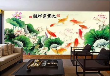 3d photo wallpaper custom mural Chinese wind lotus leaf lotus carp illustration home decor living room wallpaper for walls 3 d
3d photo wallpaper custom mural Chinese wind lotus leaf lotus carp illustration home decor living room wallpaper for walls 3 d