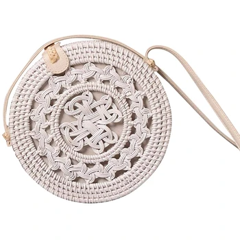 Bali Round Rattan Crossbody Bag For Women Handmade Women Hollow Rattan Handbag Mori Straw Purse
Bali Round Rattan Crossbody Bag For Women Handmade Women Hollow Rattan Handbag Mori Straw Purse