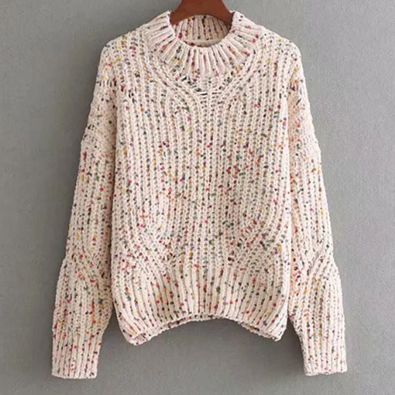 Casual Sweater Autumn Pullover Women Thick Top Jumper Female Colorful Dot Pullovers For Ladies 2018 Women Sweater Pullover Femme
Casual Sweater Autumn Pullover Women Thick Top Jumper Female Colorful Dot Pullovers For Ladies 2018 Women Sweater Pullover Femme