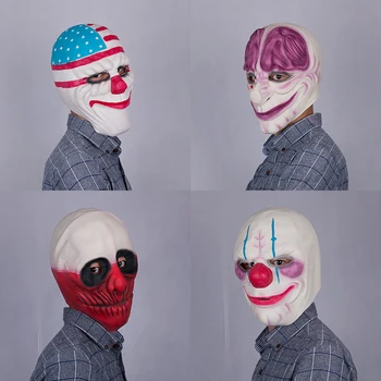 New PAYDAY 2 Adult Kids Clown Face Latex Mask Fancy Dress Halloween Horror Prop Costumes 
New PAYDAY 2 Adult Kids Clown Face Latex Mask Fancy Dress Halloween Horror Prop Costumes
