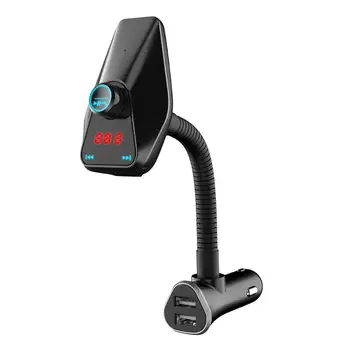 Car FM Transmitter Interior Dual USB Port Charger Bluetooth Handsfree MP3 Music Player with Card Slot 5V 2.1A FM Modulator
Car FM Transmitter Interior Dual USB Port Charger Bluetooth Handsfree MP3 Music Player with Card Slot 5V 2.1A FM Modulator