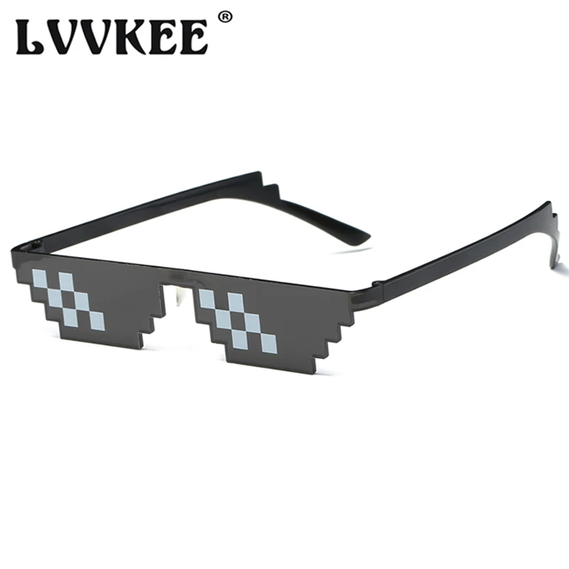 Hot Sell Classic Thug life Deal With It Sunglasses Rectangle Men 8 bits Mosaic Pixel Sun Glasses For Women Lunette De Soleil
Hot Sell Classic Thug life Deal With It Sunglasses Rectangle Men 8 bits Mosaic Pixel Sun Glasses For Women Lunette De Soleil
