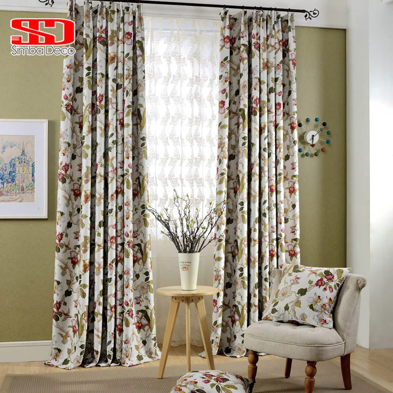 American Floral Printed Blackout Curtains For Bedroom balcony Flower Drapes Window Screens Home Decoration Cortinas Single Panel
American Floral Printed Blackout Curtains For Bedroom balcony Flower Drapes Window Screens Home Decoration Cortinas Single Panel