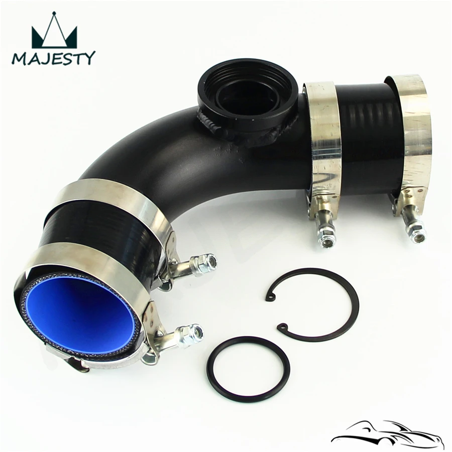 Fits For 90 degree 57mm 2.25" SSQV BOV Turbo Flange Adapter Pipe + Silicone Hose Kit Black
Fits For 90 degree 57mm 2.25" SSQV BOV Turbo Flange Adapter Pipe + Silicone Hose Kit Black