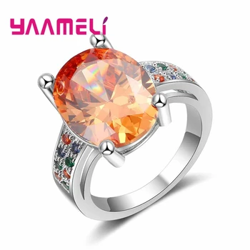 Lose Money Promotion Hot Sale Orange Color Finger Rings Real Cubic Zirconia 925 Silver For Women Present
Lose Money Promotion Hot Sale Orange Color Finger Rings Real Cubic Zirconia 925 Silver For Women Present
