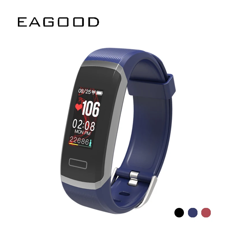 Смарт-браслет EAGOOD цветной экран Bluetooth умный браслет для женщин и мужчин подарок