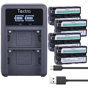 Tectra 4PCS NP-F550 NP F550 Camera battery+LED Display Universal USB Dual Charger for Sony NP-F570 CCD-SC55 CCD-TRV81 DCR-TRV210 
Tectra 4PCS NP-F550 NP F550 Camera battery+LED Display Universal USB Dual Charger for Sony NP-F570 CCD-SC55 CCD-TRV81 DCR-TRV210