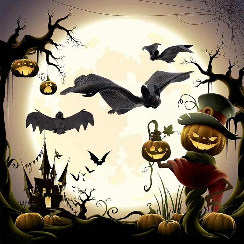 1pc Halloween Simulation Animals Bats Trick Toy Gags Joke Pendant Bar Scene Props Hot April Fool's Day Halloween Decorations
1pc Halloween Simulation Animals Bats Trick Toy Gags Joke Pendant Bar Scene Props Hot April Fool's Day Halloween Decorations