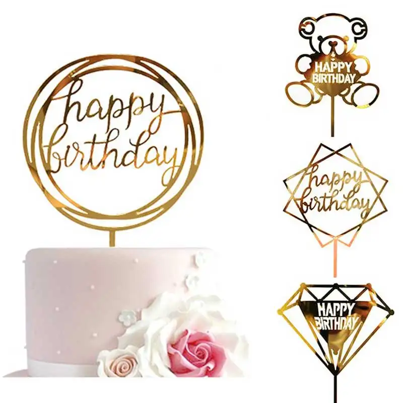 1Pcs Happy Birthday Cake Topper Party Supplies Acrylic Letter Cupcake Decorating Tools Birthday Wedding Party Cake Decor Accesso
1Pcs Happy Birthday Cake Topper Party Supplies Acrylic Letter Cupcake Decorating Tools Birthday Wedding Party Cake Decor Accesso