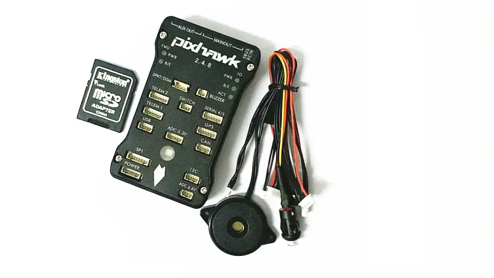 Pixhawk PX4 Autopilot PIX 2.4.8 32 Bit Flight Controller with Safety Switch and BuzzerFor FPV Quadcopter
Pixhawk PX4 Autopilot PIX 2.4.8 32 Bit Flight Controller with Safety Switch and BuzzerFor FPV Quadcopter