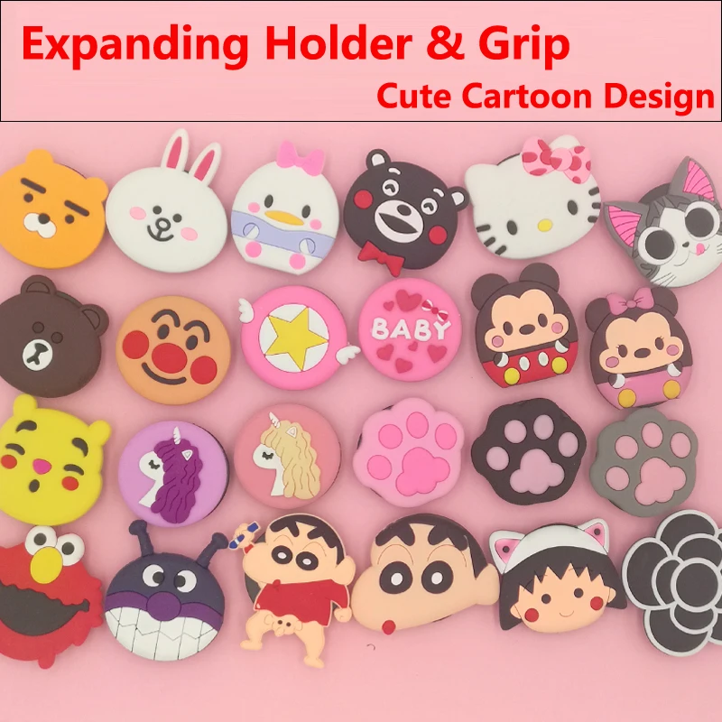Thicker Version Cute Cartoon Expanding Stand and Grip Mobile Phone Bracket Finger Ring Holder for Iphone Xiaomi Huawei Samsung
Thicker Version Cute Cartoon Expanding Stand and Grip Mobile Phone Bracket Finger Ring Holder for Iphone Xiaomi Huawei Samsung