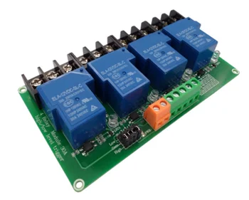 four 4 channel relay module 30A with optocoupler isolation 5v 12v 24v supports high and low Triger trigger for Smart home
four 4 channel relay module 30A with optocoupler isolation 5v 12v 24v supports high and low Triger trigger for Smart home