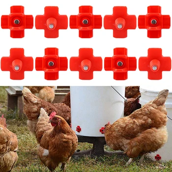 10pcs Horizontal Side Mount Feeding Chicken Duck Rabbit Watering Nipple Drinking Fountains Farm Poultry Auto Nipple Drinker
10pcs Horizontal Side Mount Feeding Chicken Duck Rabbit Watering Nipple Drinking Fountains Farm Poultry Auto Nipple Drinker